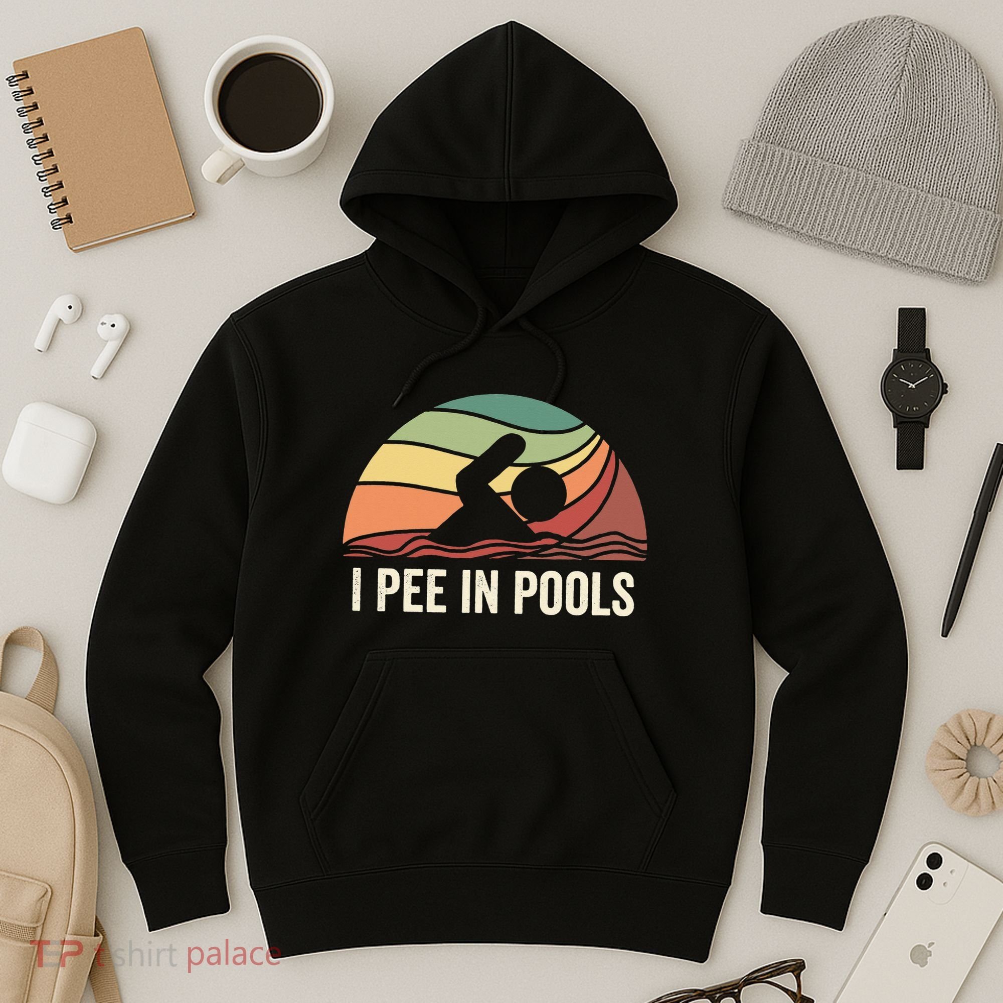 I Pee In Pools Swimming Swim Vacation I Pee In Pools Hoodie