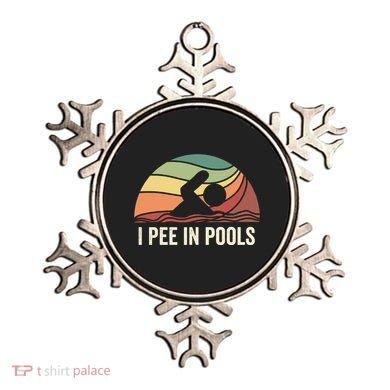 I Pee In Pools Swimming Swim Vacation I Pee In Pools Ornament