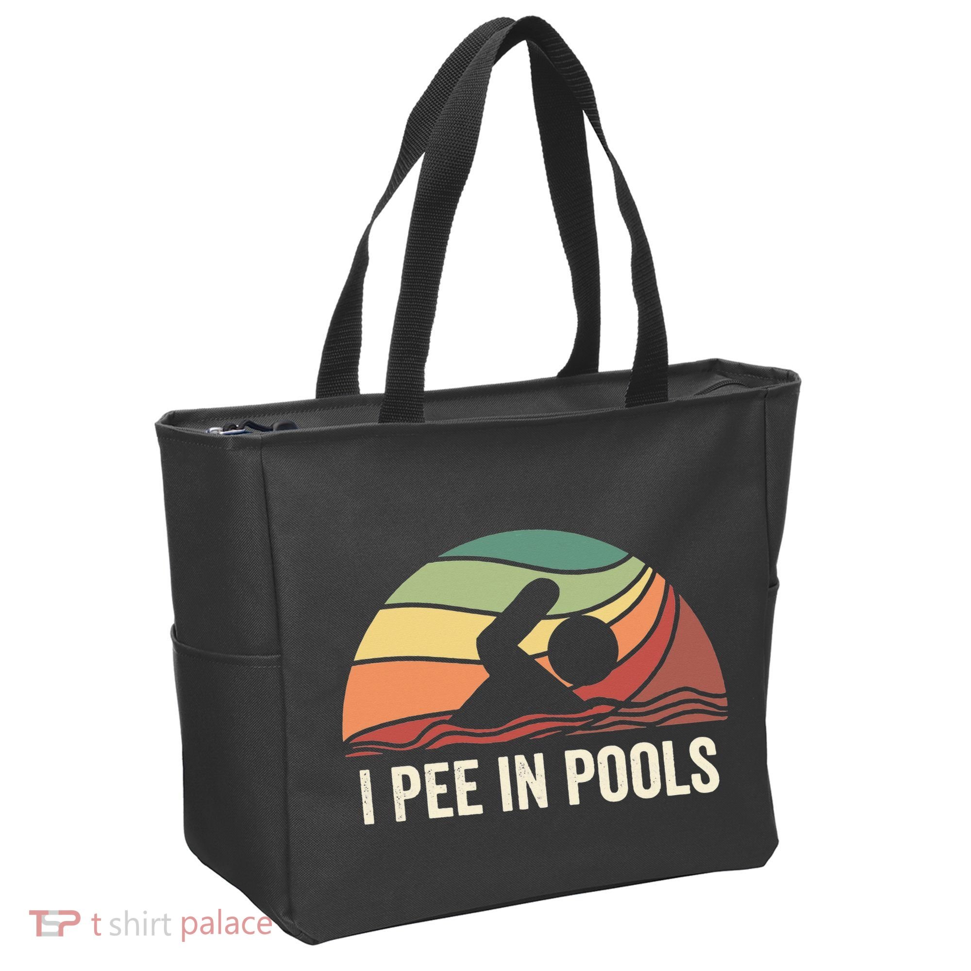 I Pee In Pools Swimming Swim Vacation I Pee In Pools Tote Bag