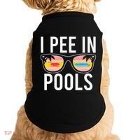 I Pee In Pools Doggie Tank thumb 0
