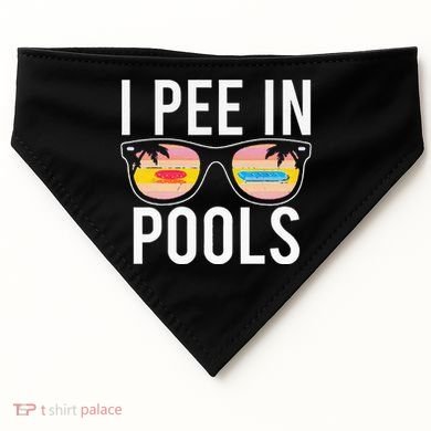 I Pee In Pools USA-Made Doggie Bandana
