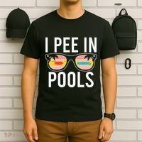 I Pee In Pools T-Shirt thumb 6