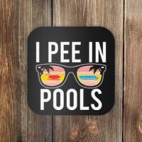 I Pee In Pools Coaster thumb 0