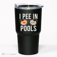 I Pee In Pools Tumbler thumb 0
