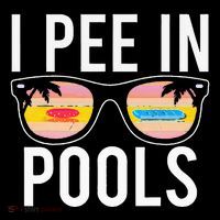 I Pee In Pools Ornament thumb 1