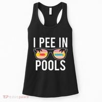 I Pee In Pools Women's Tank Top thumb 0