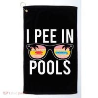 I Pee In Pools Golf Towel thumb 0