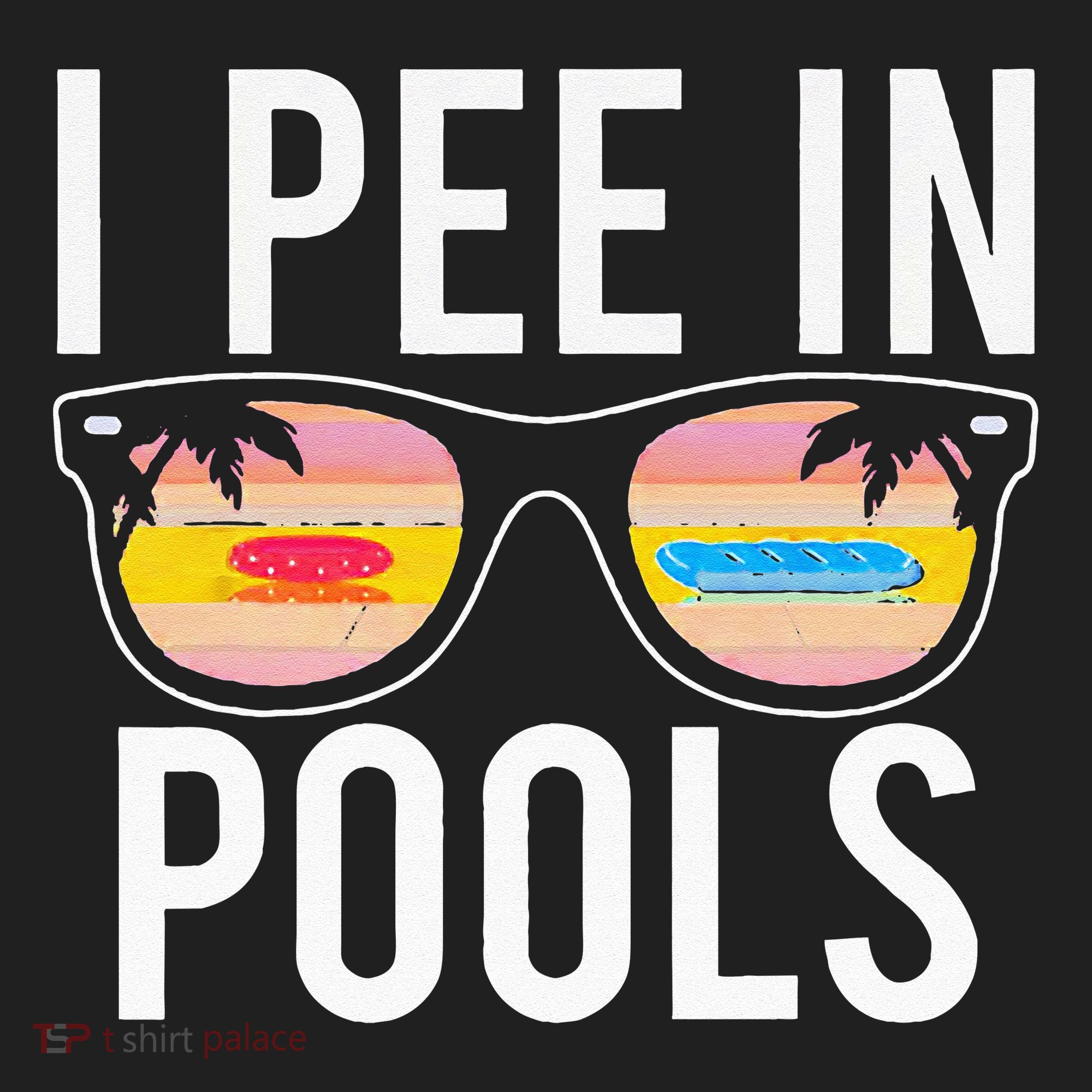 I Pee In Pools Golf Towel