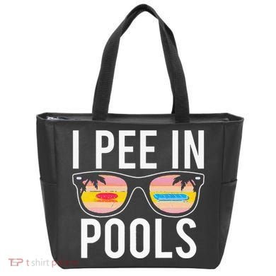 I Pee In Pools Tote Bag