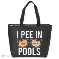 I Pee In Pools Tote Bag thumb 0