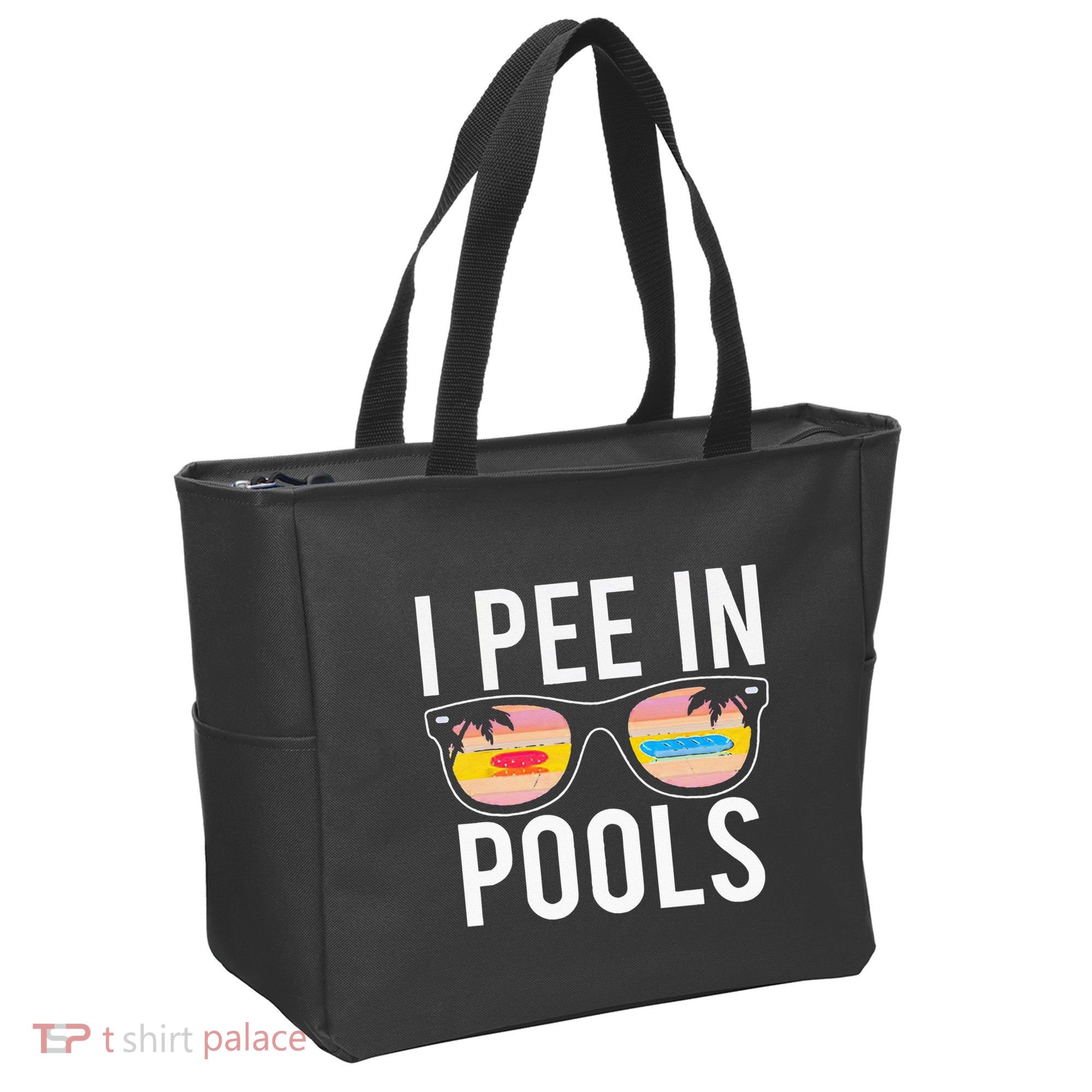 I Pee In Pools Tote Bag