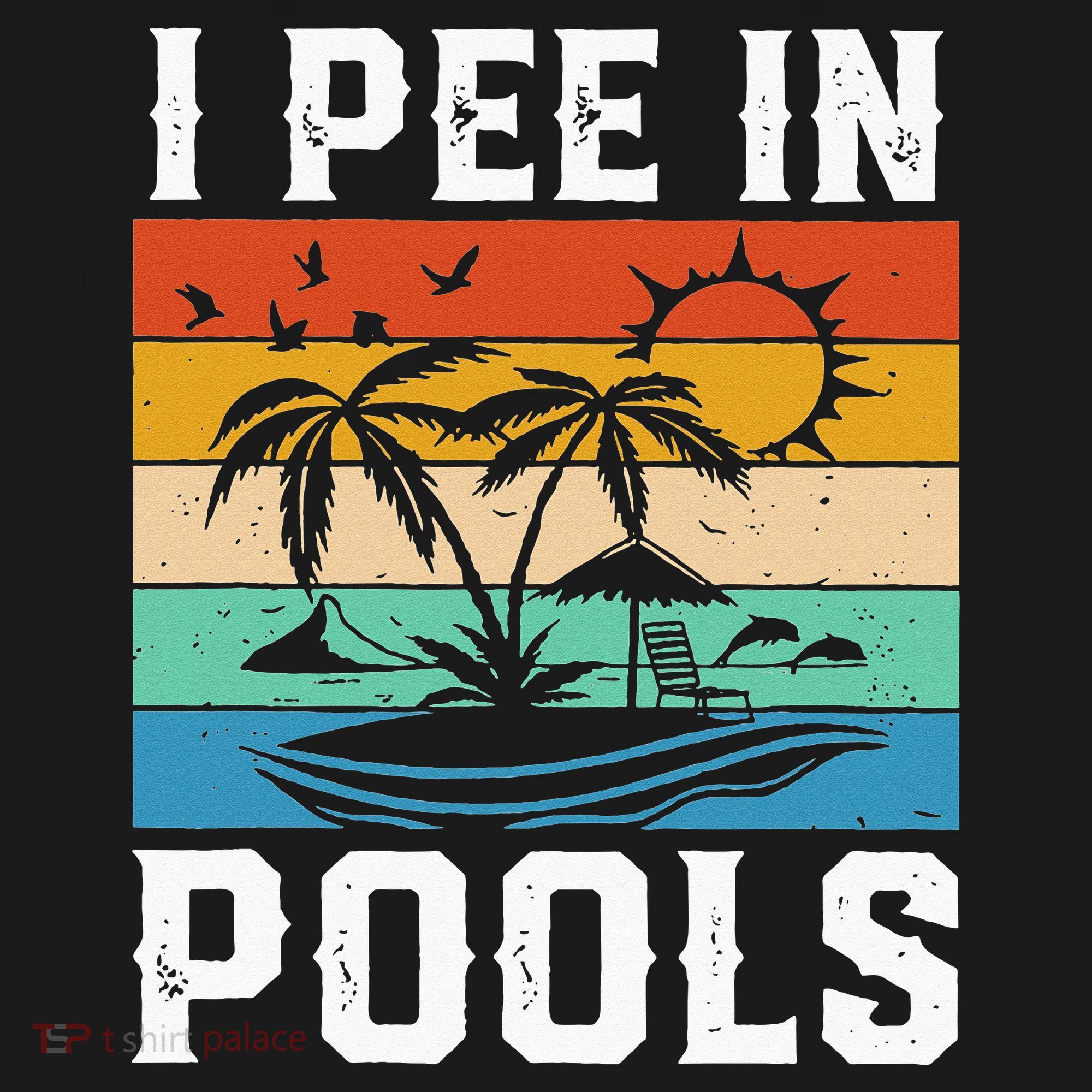 I Pee in Pools Funny Sayings for Pools Swimming Women's Hoodie