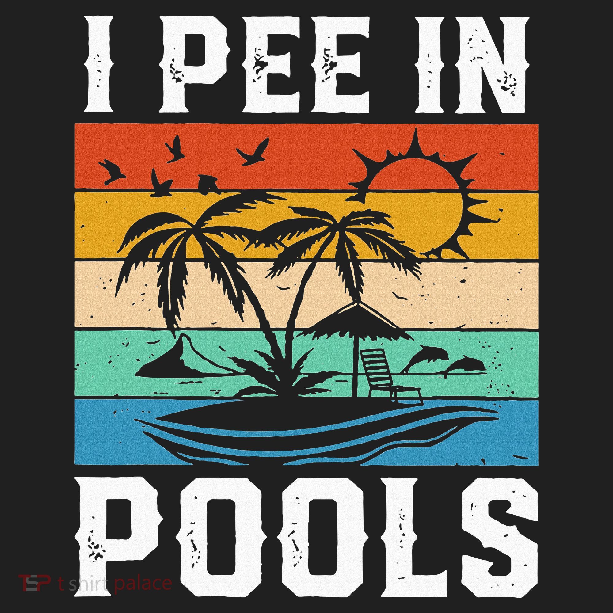 I Pee in Pools Funny Sayings for Pools Swimming Hat