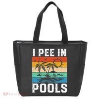 I Pee in Pools Funny Sayings for Pools Swimming Tote Bag thumb 0