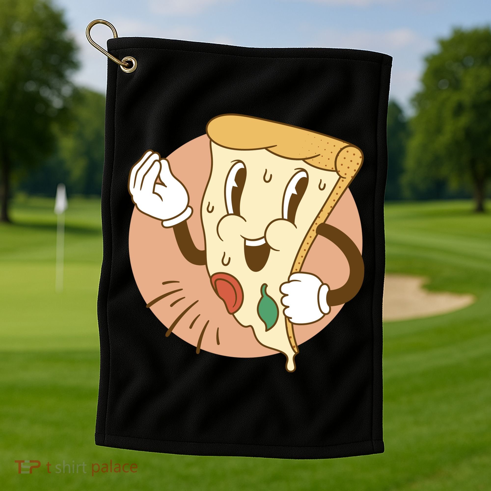 Italian Pizza Golf Towel