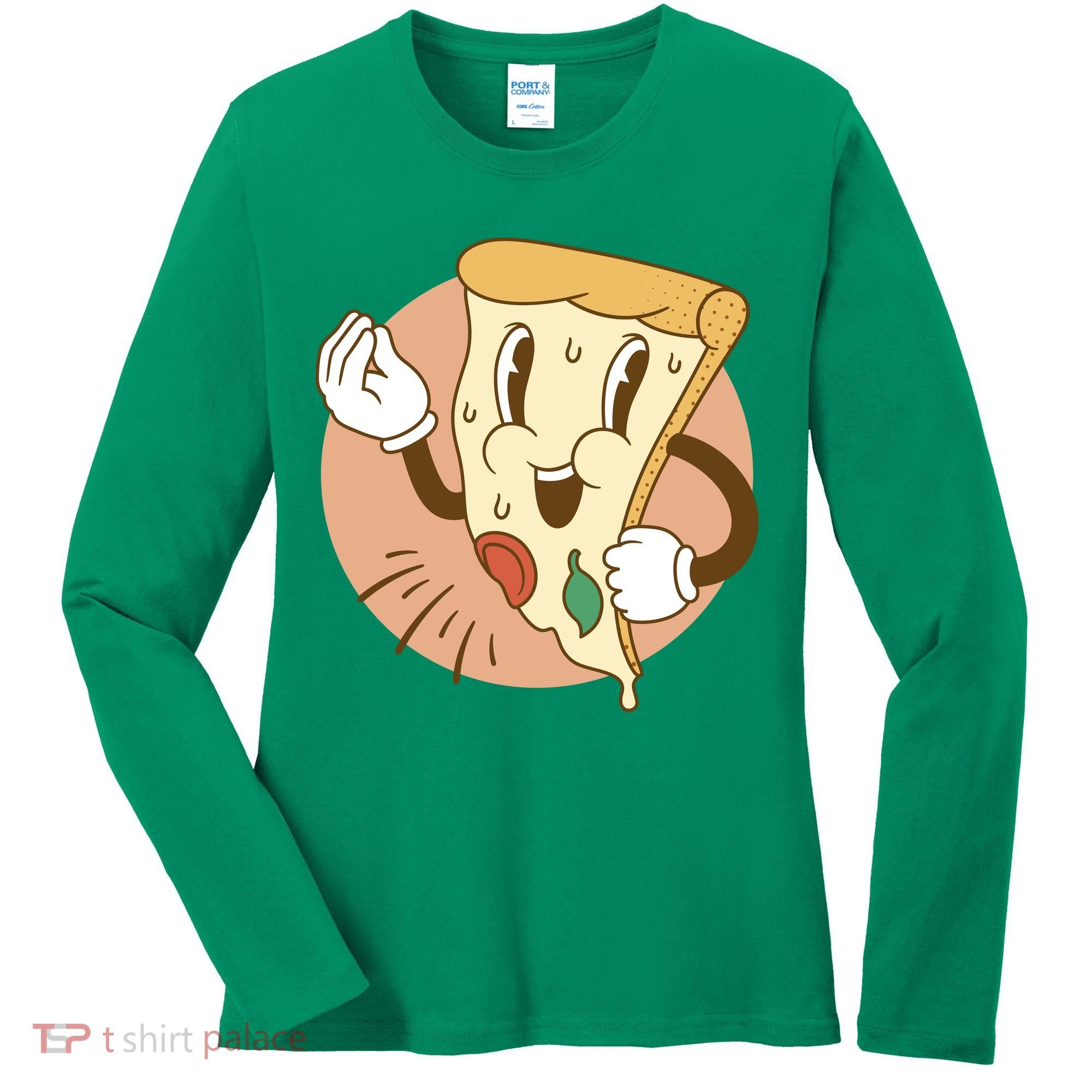 Italian Pizza Women's Long Sleeve Shirt