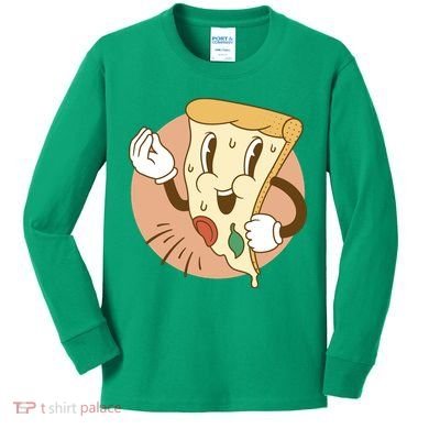Italian Pizza Kids Long Sleeve Shirt