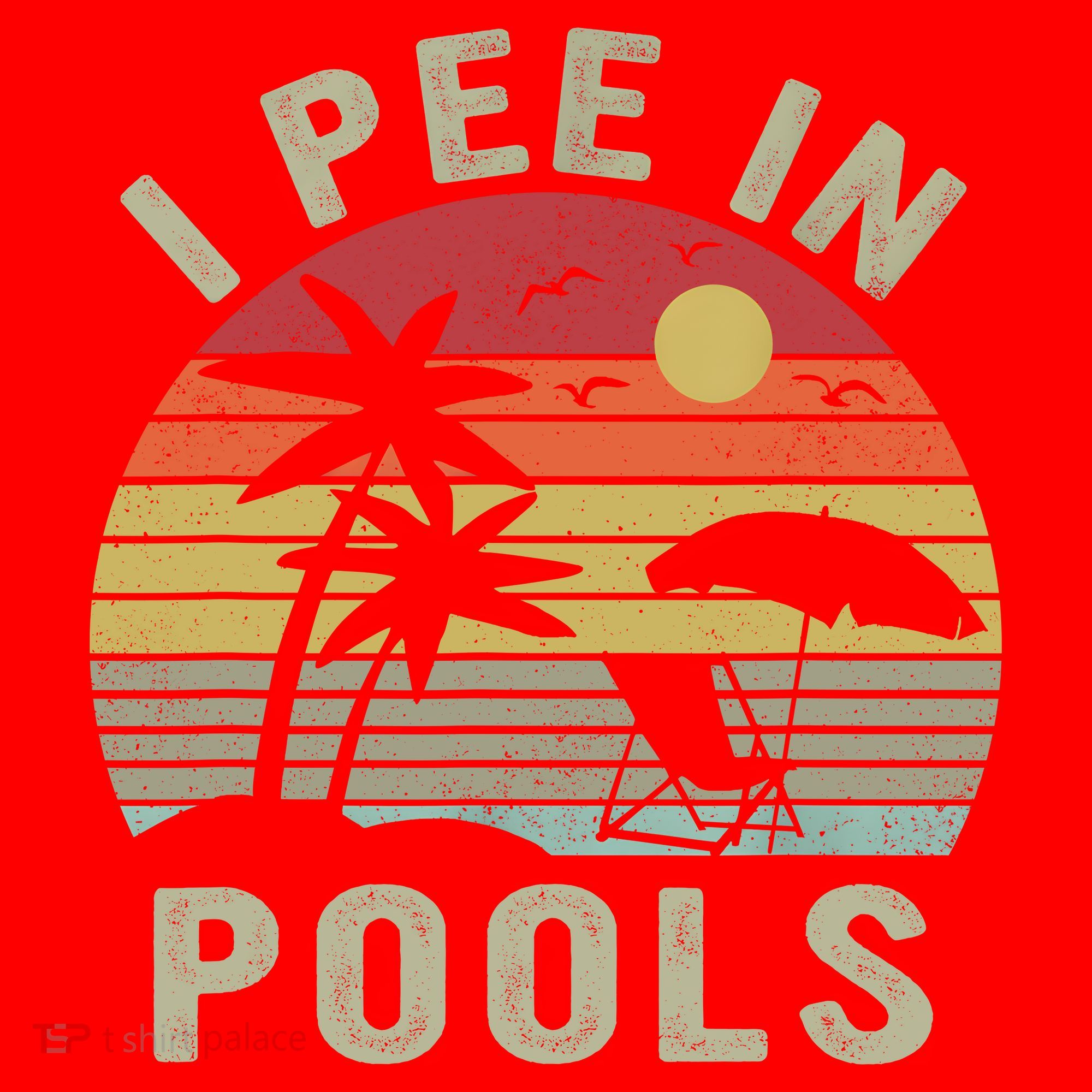 I Pee In Pools Sarcastic Sayings For Pools Lovers Retro Santa Hat