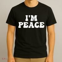 I'M PEACE - I COME IN PEACE Funny Couple's Matching A T-Shirt thumb 3