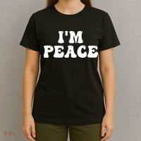 I'M PEACE - I COME IN PEACE Funny Couple's Matching A T-Shirt thumb 4