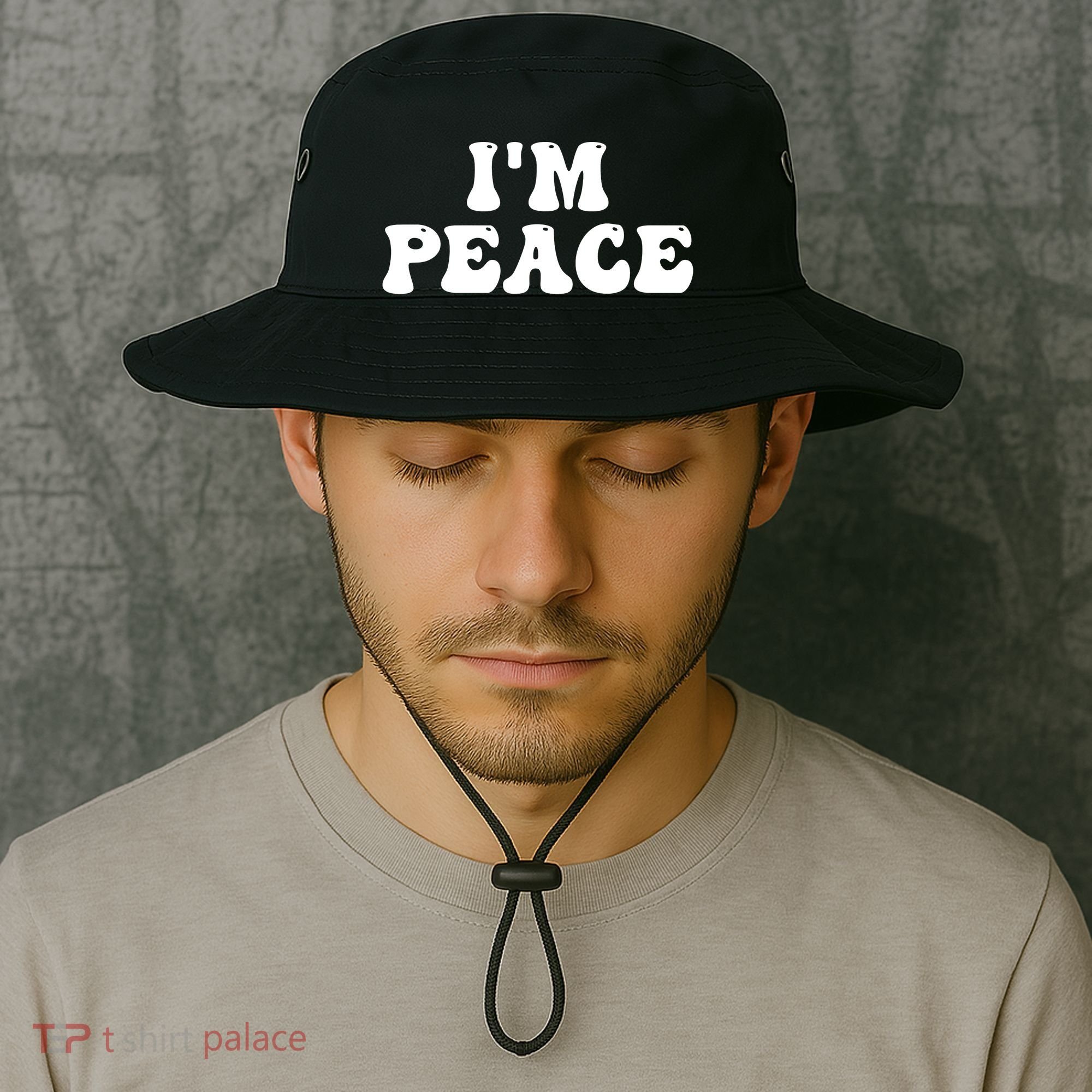 I'M PEACE - I COME IN PEACE Funny Couple's Matching A Bucket Hat