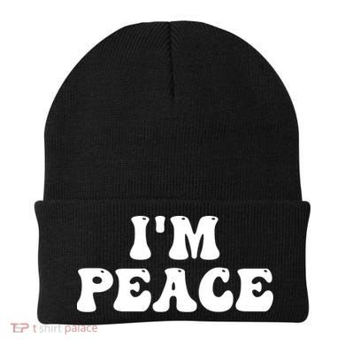 I'M PEACE - I COME IN PEACE Funny Couple's Matching A Beanie