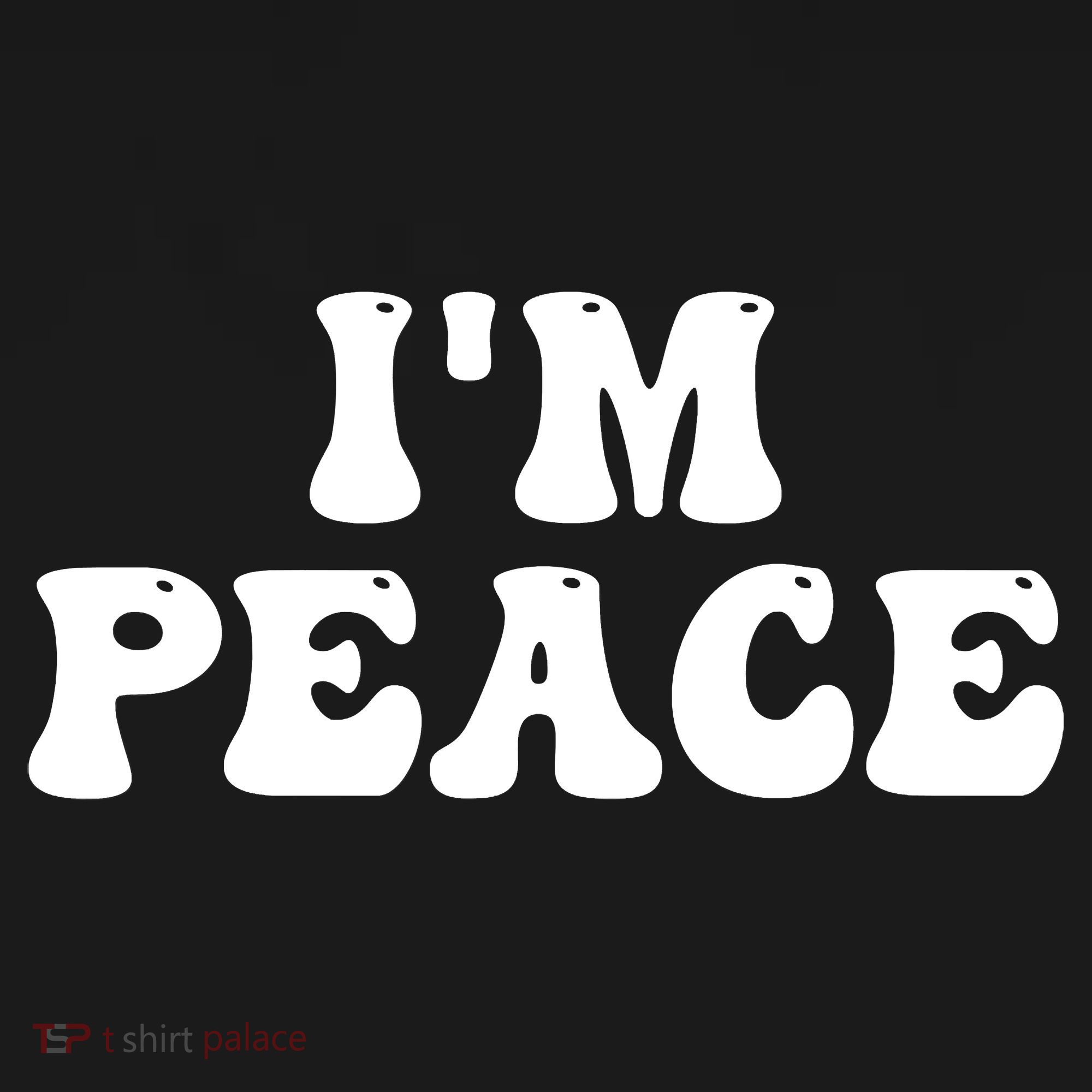 I'M PEACE - I COME IN PEACE Funny Couple's Matching A Women's Hoodie