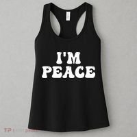 I'M PEACE - I COME IN PEACE Funny Couple's Matching A Women's Tank Top thumb 3