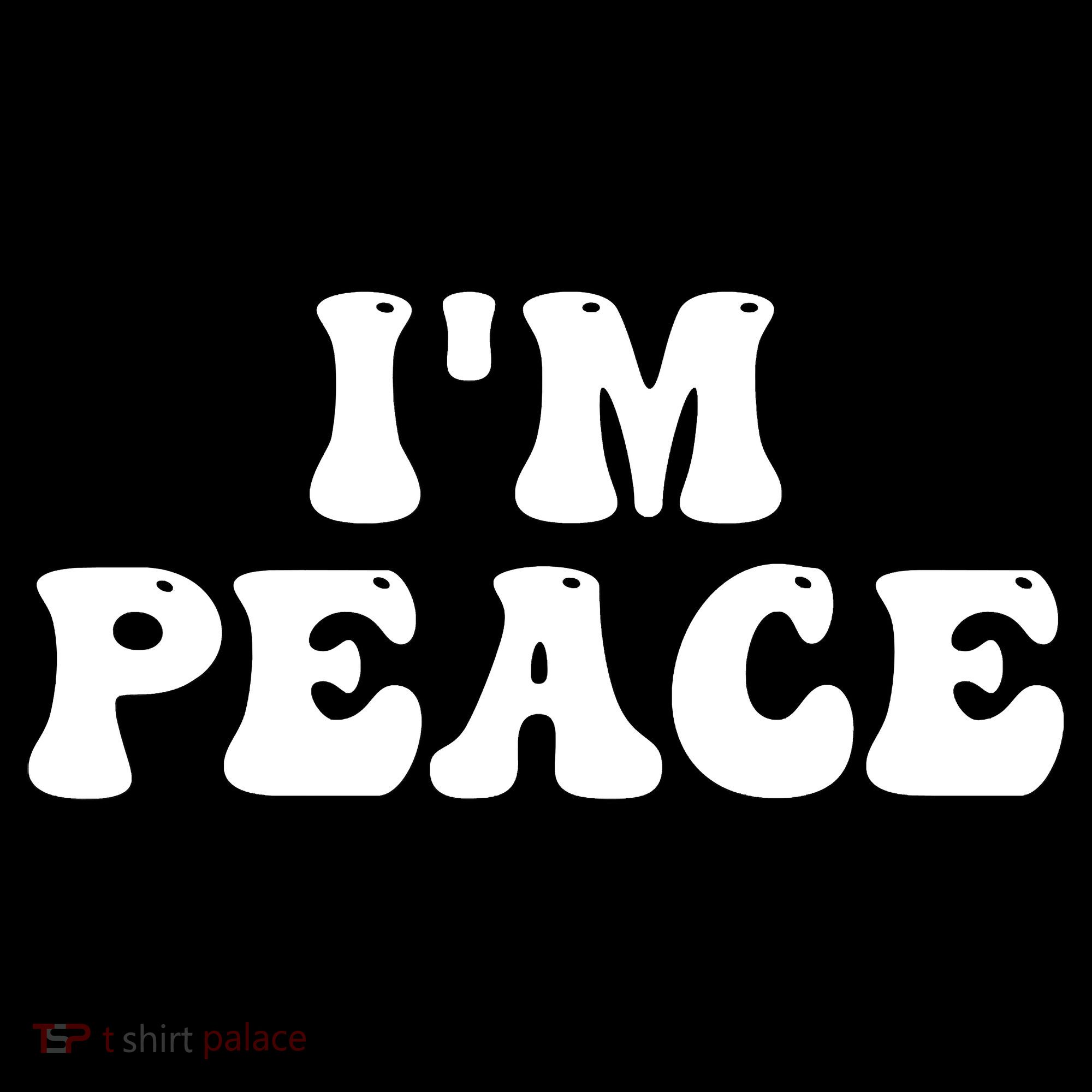 I'M PEACE - I COME IN PEACE Funny Couple's Matching A Women's Tank Top