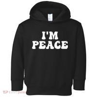 I'M PEACE - I COME IN PEACE Funny Couple's Matching A Toddler Hoodie thumb 0