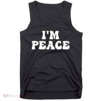 I'M PEACE - I COME IN PEACE Funny Couple's Matching A Tank Top thumb 0