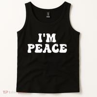 I'M PEACE - I COME IN PEACE Funny Couple's Matching A Tank Top thumb 2