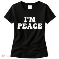 I'M PEACE - I COME IN PEACE Funny Couple's Matching A Women's T-Shirt thumb 0