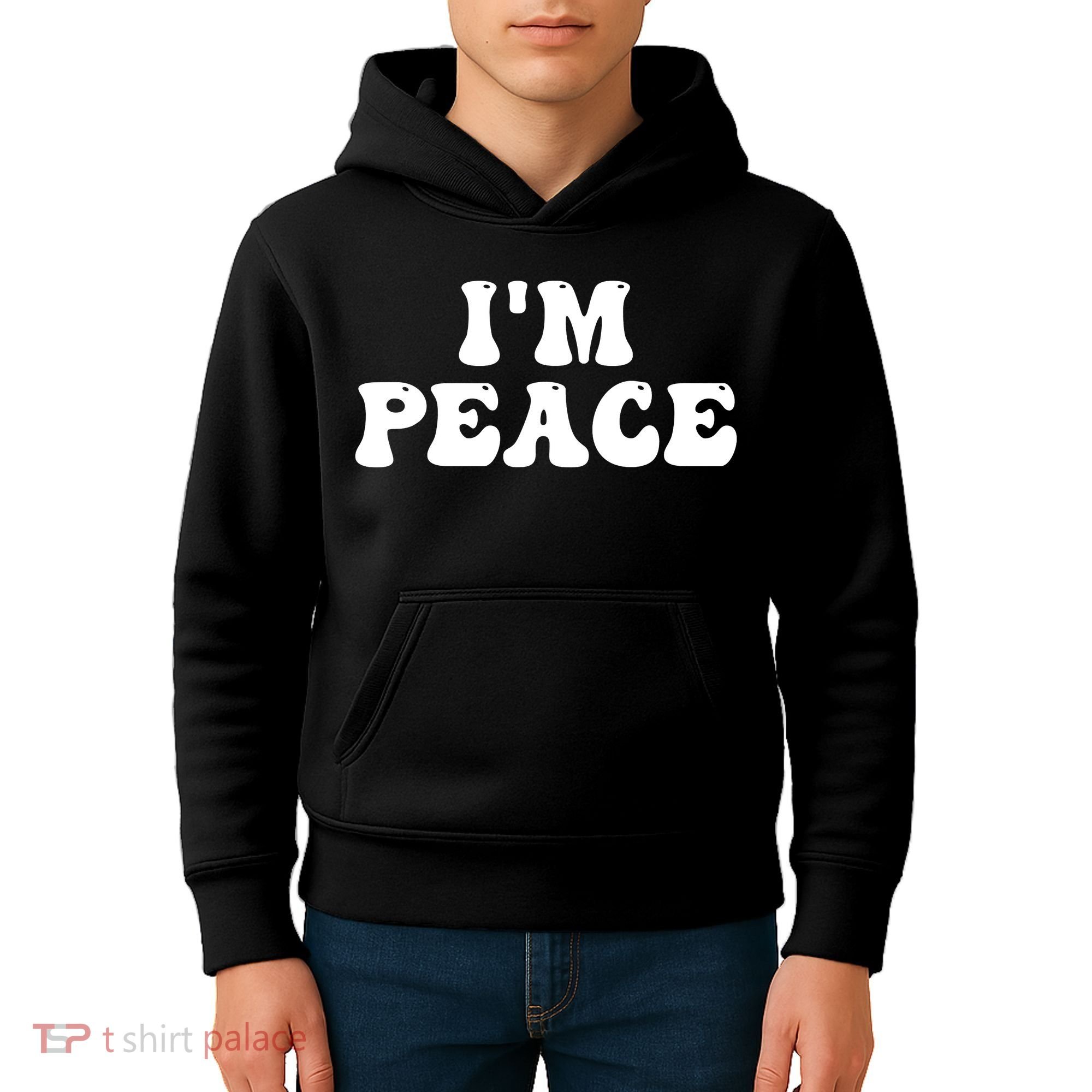I'M PEACE - I COME IN PEACE Funny Couple's Matching A Kids Hoodie