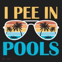 I Pee In Pools Funny Jokes Sarcastic Sayings Women's Sweatshirt thumb 2