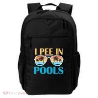 I Pee In Pools Funny Jokes Sarcastic Sayings Backpack thumb 0