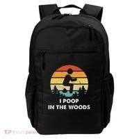 I Poop In The Woods Funny Outdoors Backpack thumb 0