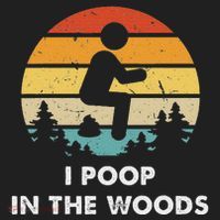 I Poop In The Woods Funny Outdoors Beanie thumb 2