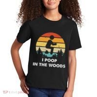 I Poop In The Woods Funny Outdoors Kids T-Shirt thumb 2