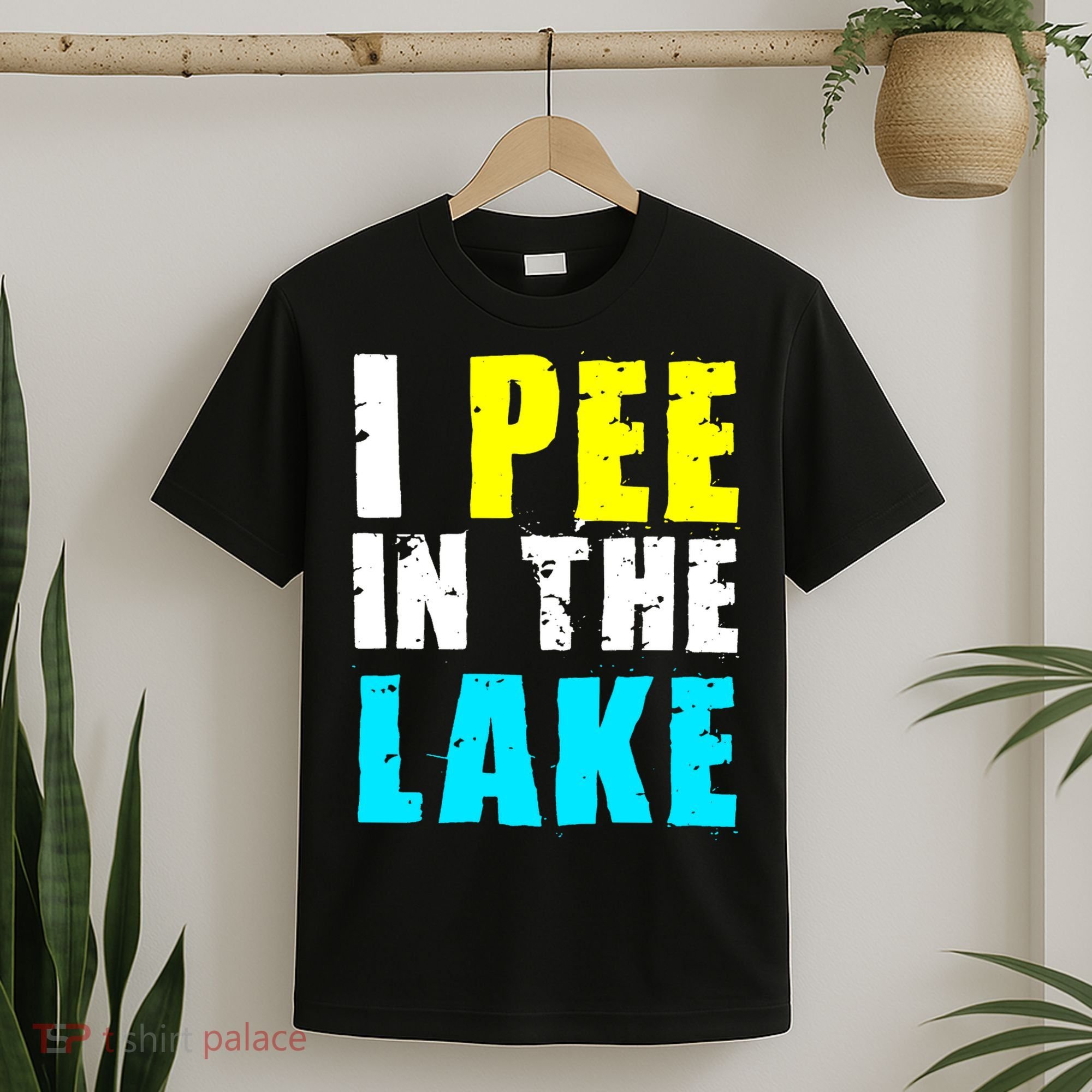 I Pee In The Lake Funny Summer Vacation T-Shirt