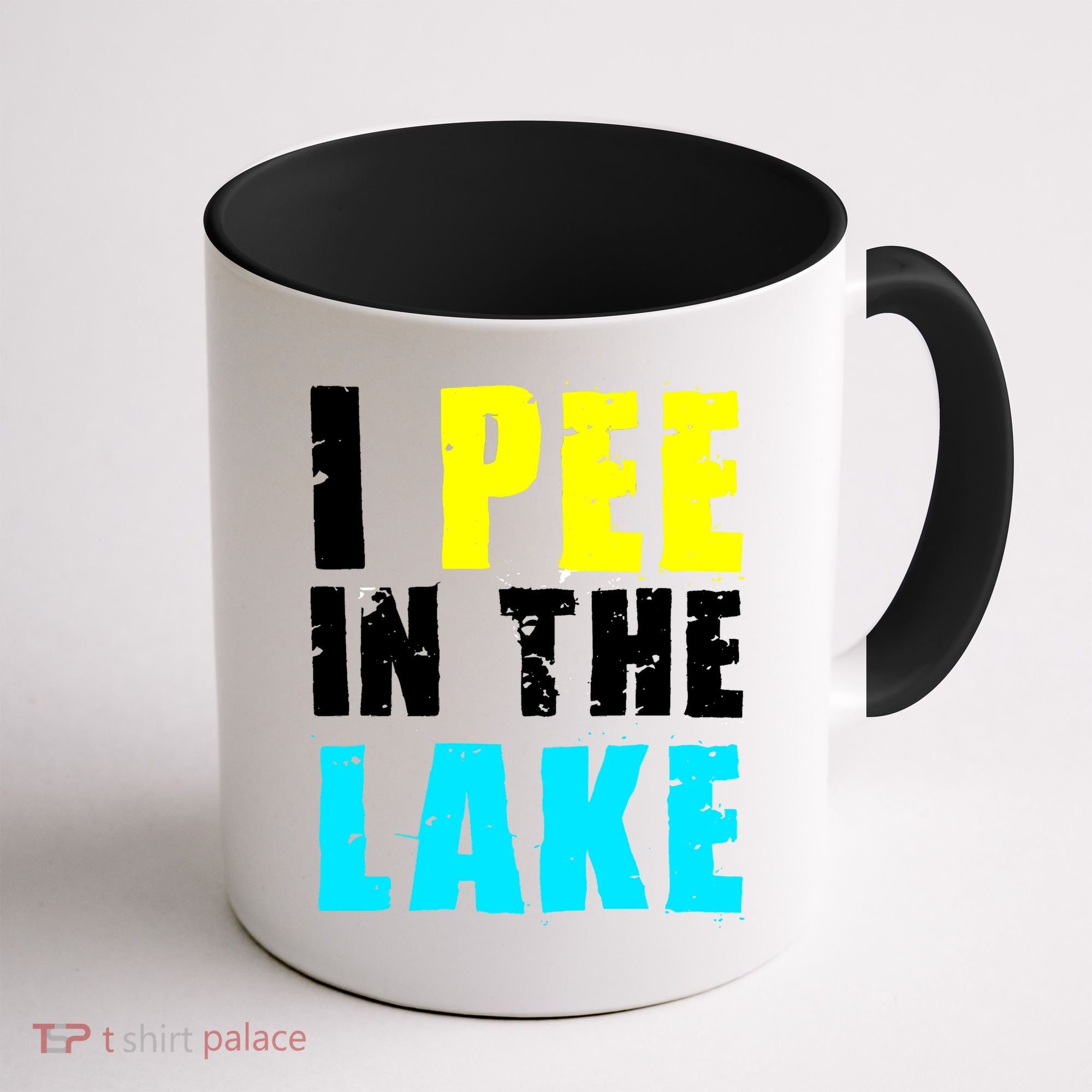 I Pee In The Lake Funny Summer Vacation Coffee Mug