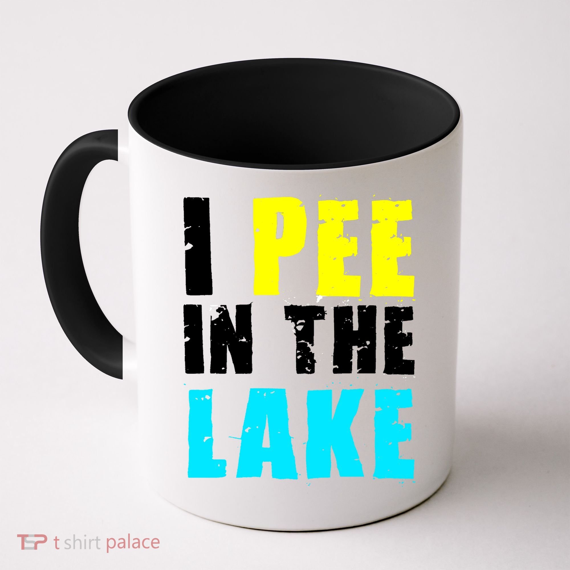 I Pee In The Lake Funny Summer Vacation Coffee Mug
