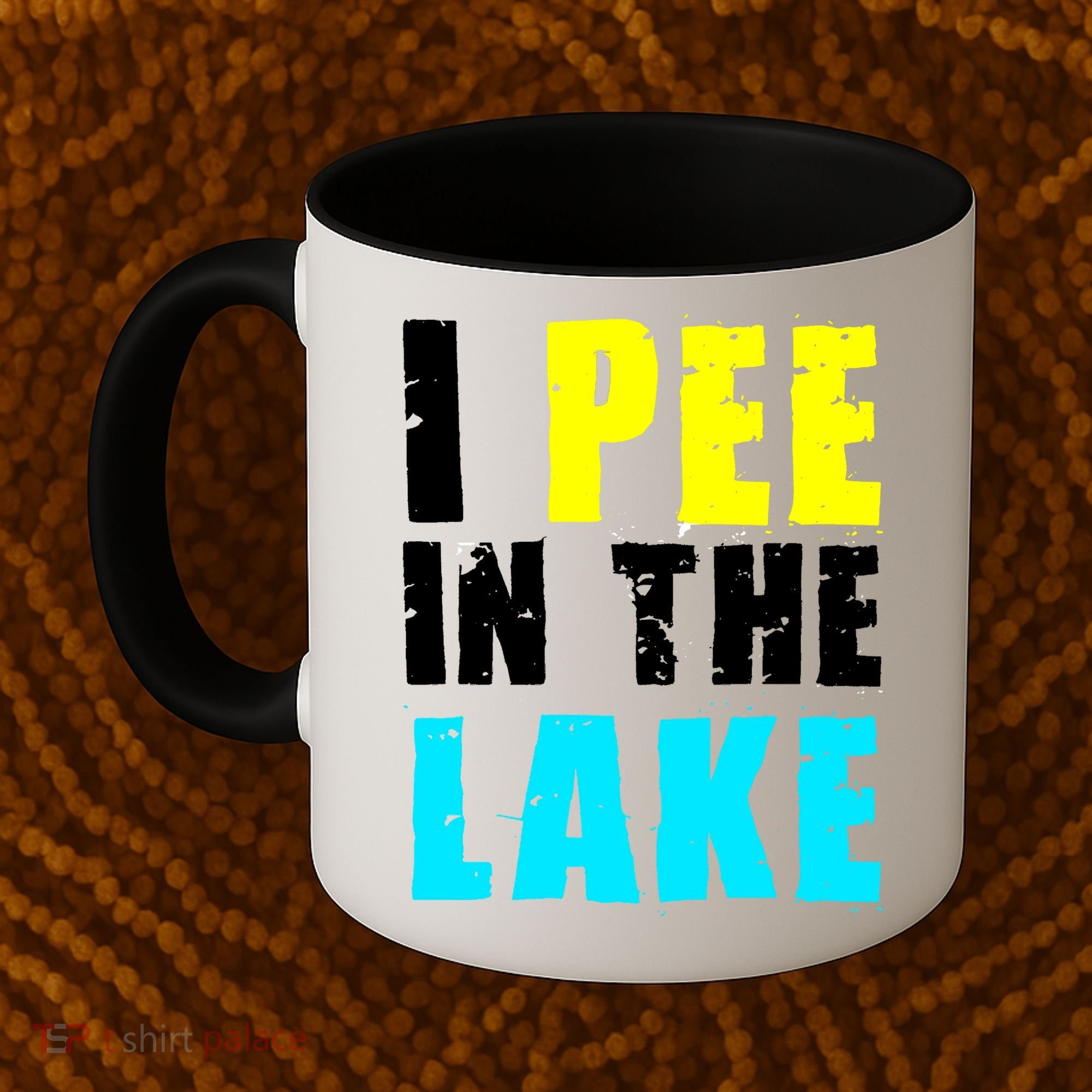 I Pee In The Lake Funny Summer Vacation Coffee Mug