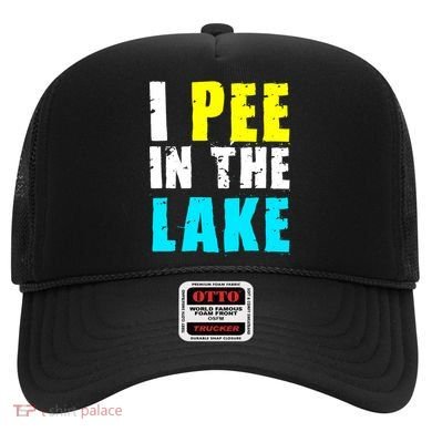I Pee In The Lake Funny Summer Vacation Hat