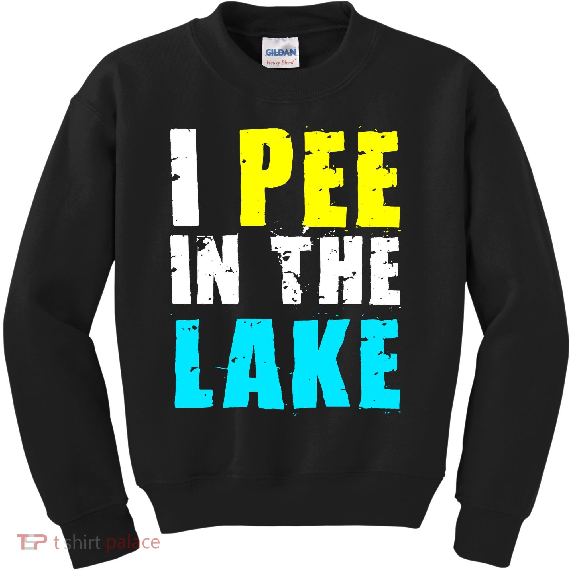 I Pee In The Lake Funny Summer Vacation Kids Sweatshirt