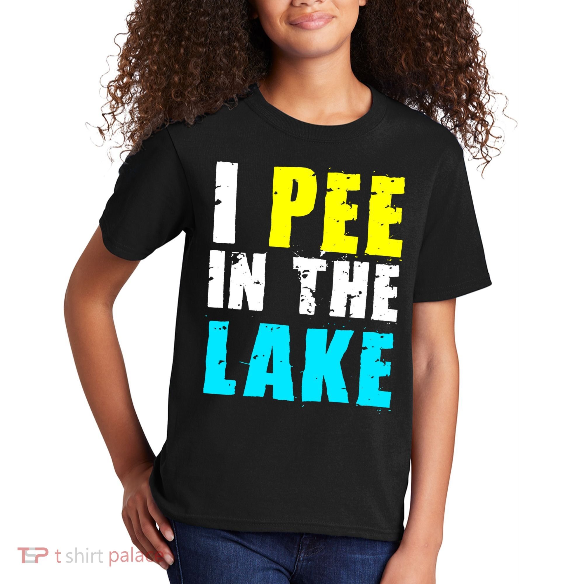 I Pee In The Lake Funny Summer Vacation Kids T-Shirt