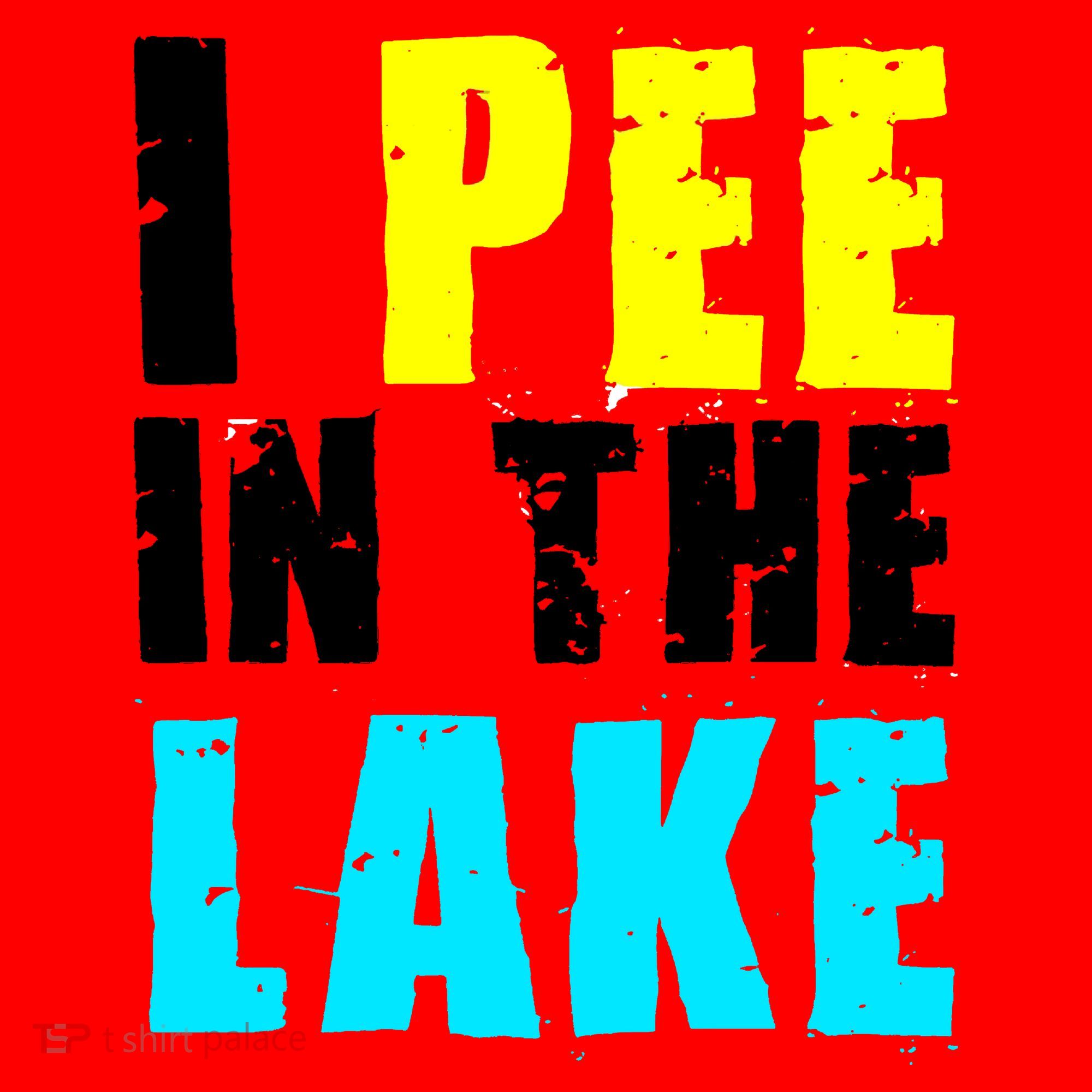 I Pee In The Lake Funny Summer Vacation Santa Hat
