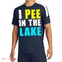I Pee In The Lake Funny Summer Vacation Sport-Tek Competitor United Soccer Jersey thumb 0