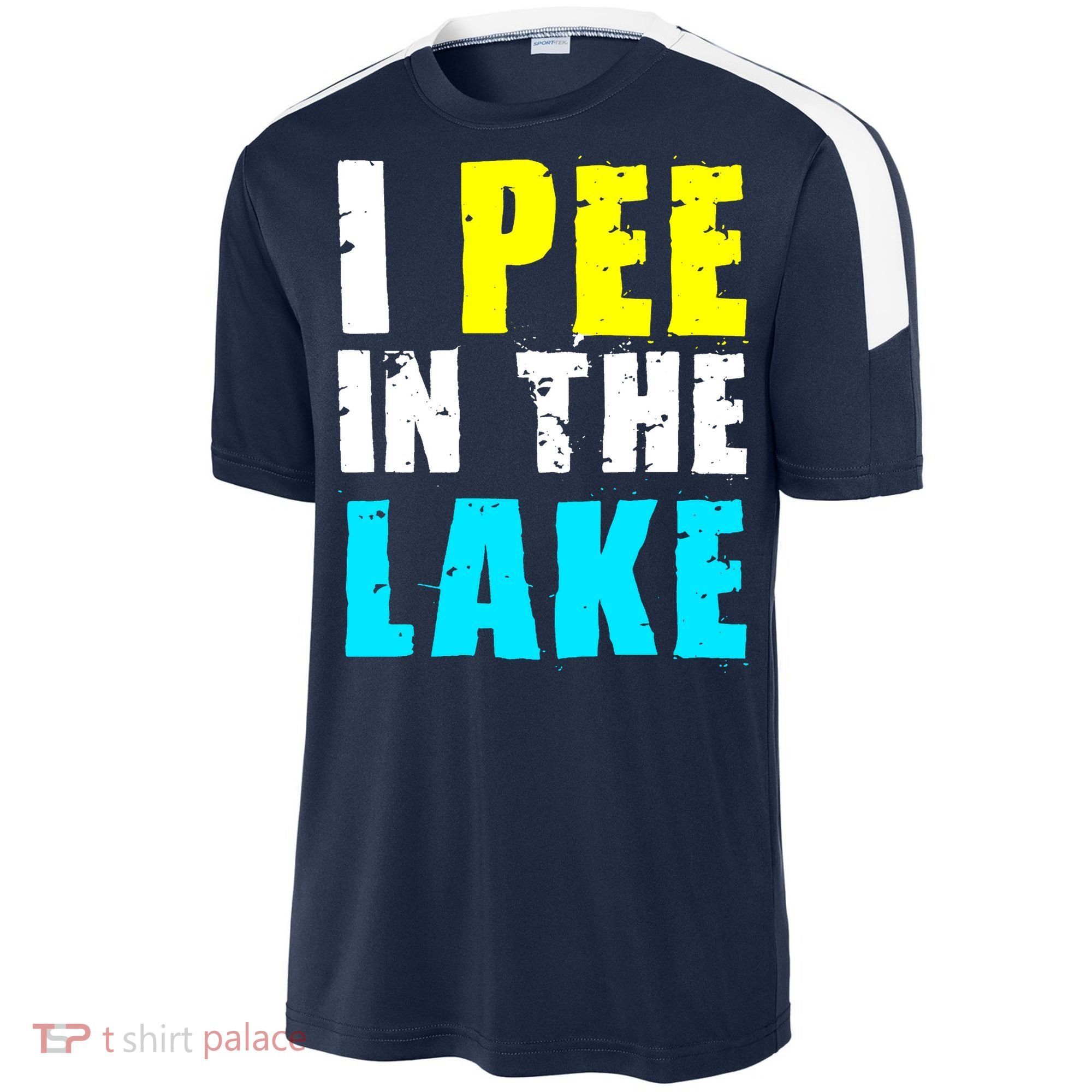 I Pee In The Lake Funny Summer Vacation Sport-Tek Competitor United Soccer Jersey