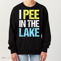 I Pee In The Lake Funny Summer Vacation Women's Sweatshirt thumb 0